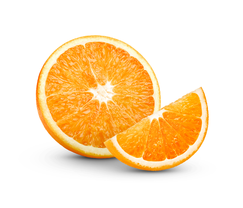 sinaasappel op het werk
